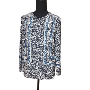 LOFT Animal Patterned Shirt, Size Mediim